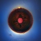 Ringheiligtum bei Nacht