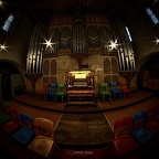 Orgel der Sankt Jakobi Kirche als Fishey